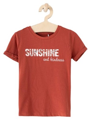 NAME IT t-shirt dziewczęcy 98 koszulka SUNSHINE