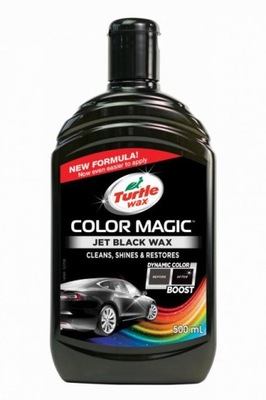 TURTLE WAX COLOR MAGIC WOSK JET BLACK CZARNY 500ML