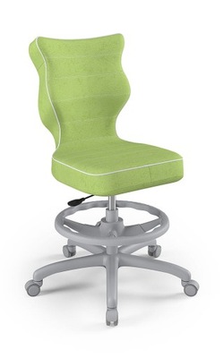 Krzesło z podnóżkiem Petit zielony Visto r.6