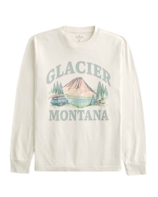 Hollister by Abercrombie - Glacier Montana Graphic Tee - S -