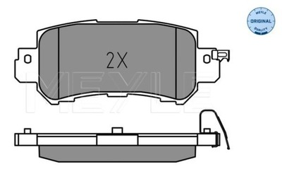 КОЛОДКИ HAM. MAZDA T. CX-5 2,0-2,5 11- 0252554014 MEYLE