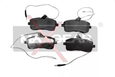 PADS BRAKE PEUGEOT P. 407 04- MAXGEAR 19-0560 SET PADS HAMULCOWYCH, - milautoparts-fr.ukrlive.com