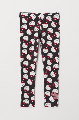 H&M Wzorzyste legginsy 122 Hello Kitty