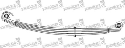 РЕССОРА MERCEDES SCHOMÄCKER 33814000, O.E.9493200602