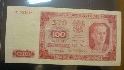Banknot 100 złotych 1948 seria EK stan 1