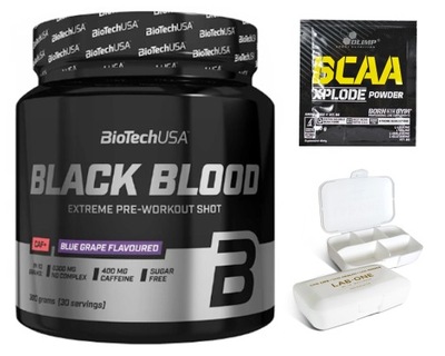 BIOTECH USA BLACK BLOOD CAF+ 330 BETA ALANINA AAKG