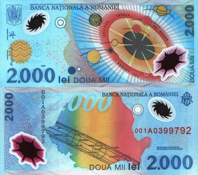 # RUMUNIA - 2000 LEU - 1999 - P-111 - UNC polimer