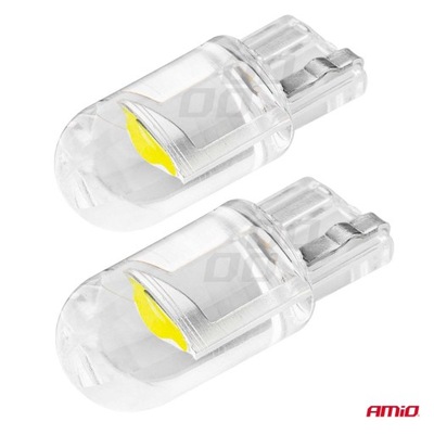 LED (СВІТЛОДІОД) STANDARD T10|W5W| COB HPC 12V |CLEAR WHITE |FV