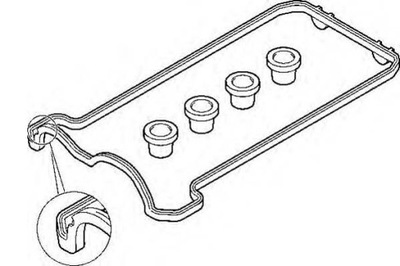 КОМПЛЕКТ ПРОКЛАДОК КРЫШКИ КЛАПАНОВ MERCEDES E (W124)