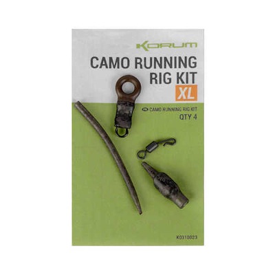 Korum Camo Running Rig Kit XL 4szt.