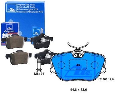 ATE ZAPATAS DE FRENADO SAAB 900 I 9000 2.0/2.1 09.79  