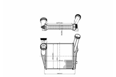 HART INTERCOOLER AUŠINTUVAS ORO TOUAREG 3.0TDI 04- P 