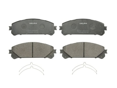 Delphi lp2201 набор тормозных колодок тормозных, тормоза дисковые фото №1