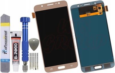 Wyświetlacz LCD Samsung Galaxy J7 J710 J710F Złoty