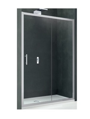 Novellini Drzwi prysznicowe 160x195cm srebrny