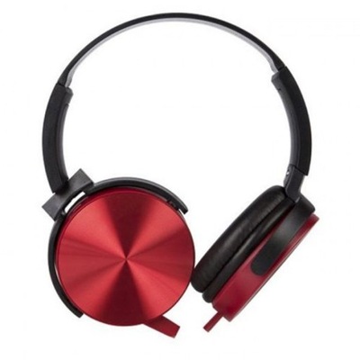Słuchawki nauszne MDR-XB450AP czerwony