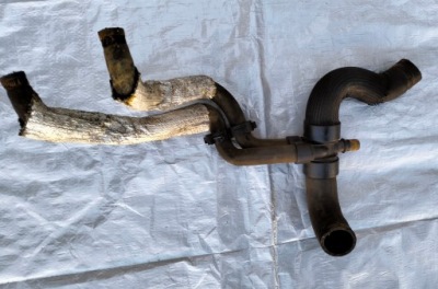 Шланг wąż тройник wody citroen c5 ii x7 2.7 hdi фото №1