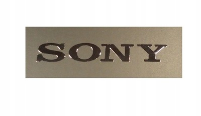 Naklejka SONY LOGO Metal Edition 50x8 mm 074b