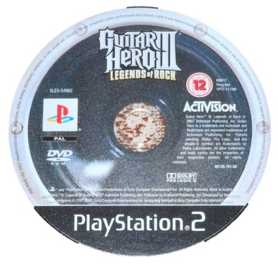 Guitar Hero III Legends Of Rock - ANGIELSKI - PS2