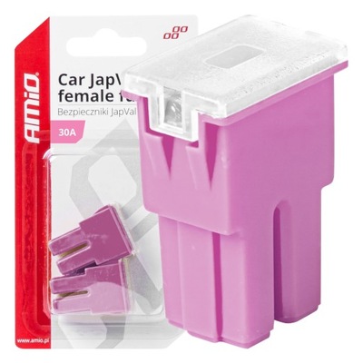 FUSIBLES DE AUTOMÓVIL JAPVAL PAL DE APRIETO 2 SZT. 30A AMIO-03389  