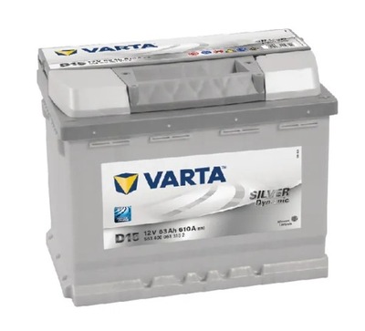 АКУМУЛЯТОР 12V 63AH 610A SILVER DYNAMIC VARTA