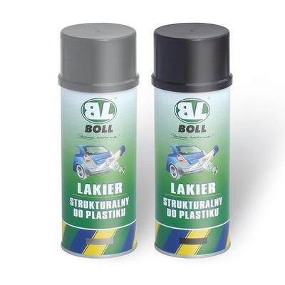 LAKIER STRUKTURALNY DO PLASTIKU BOLL 001400 SPRAY 400 ML - ЧЕРНЫЙ