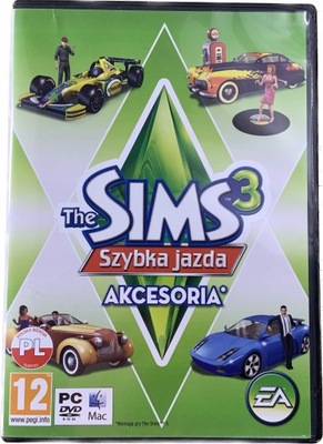 THE SIMS 3 SZYBKA JAZDA płyta ideał komplet PL PC