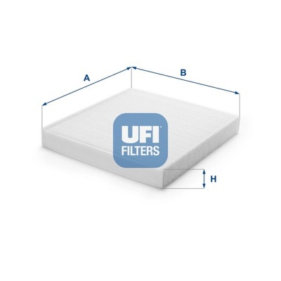 ФИЛЬТР, ВЕНТИЛЯЦИЯ СТОРОНЫ ПАССАЖИРА UFI 53.298.00