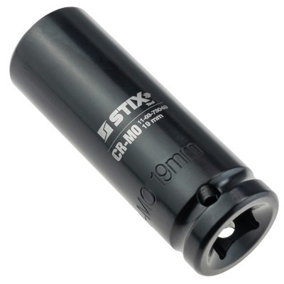 BOCAL UDAROWA LARGA 1/2 INTEGRO 19MM LLAVES NASADOWY, ACERO CR-MO - STIX  