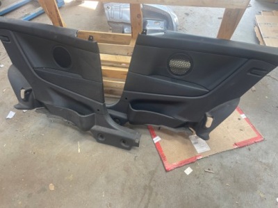 Opel astra h gtc обшивка задний кожа фото №1