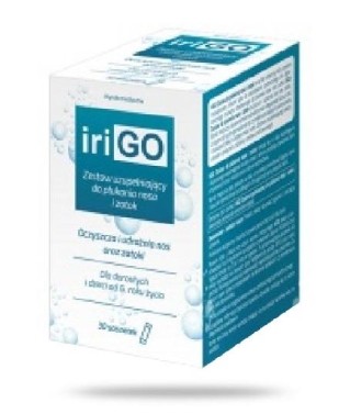 Irigo zestaw uzupełniający do płukania nosa, 30 saszetek