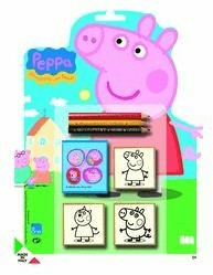 Świnka Peppa - pieczątki blister shaped 3szt