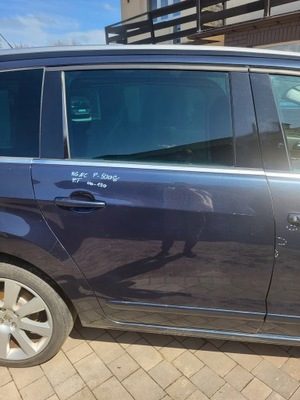 Дверь правый задняя правое peugeot 5008 i granatowy kgnc фото №1