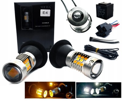 LUZ DRL 2 EN 1 DO CONDUCTOR DE DÍA + LUCES DIRECCIONALES PY21W  