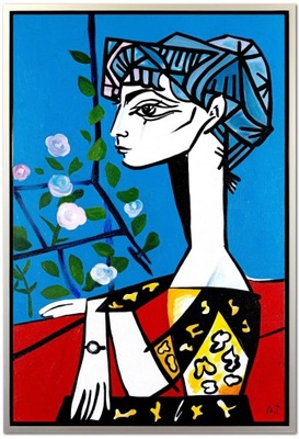 PICASSO - JACQUELINE - Płótno w ramie typu american box 85x125