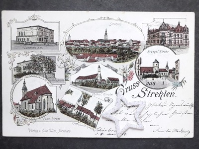 STRZELIN Gruss Strehlen 1898r