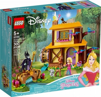 LEGO 43188 Disney Leśna chatka Aurory