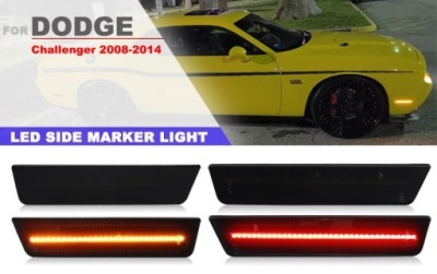 Лампи габаритні вогні led dodge challenger 08-14 фото №1