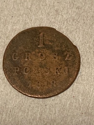 1 GROSZ POLSKI 1818