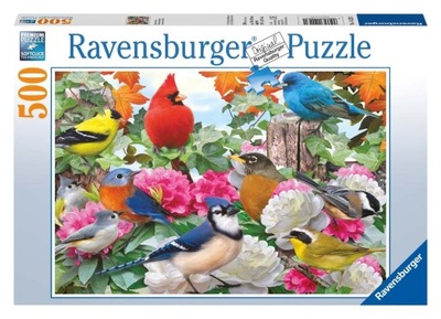 Ravensburger Ptaki ogrodowe Puzzle 2D 500 elementów 14223