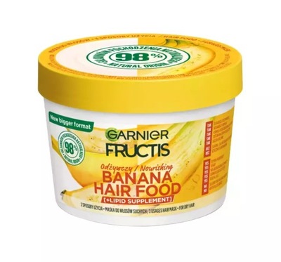 GARNIER FRUCTIS BANANA HAIR FOOD MASKA DO WŁOSÓW SUCHYCH