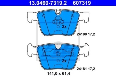 TRINKELĖS HAM.TYL MERCEDES S W221 AMG 06- 13.0460-7319.2/ATE 