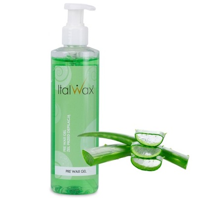 ŻEL ALOESOWY ŁAGODZĄCY ITALWAX PRZED DEPILACJĄ 250ml