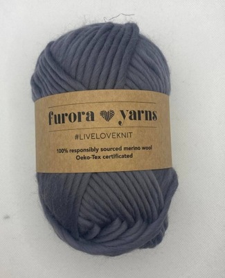 WEŁNA MERINO 100% MERRA GRANIT 100g