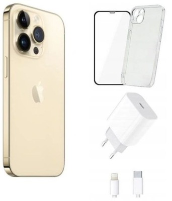 Smartfon Apple iPhone 14 Pro 256 GB ZŁOTY | GOLD | Premium | Gratisy