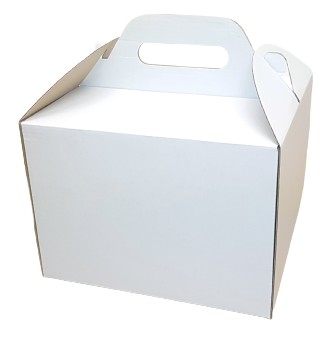 Opakowanie Karton na TORT 21x21x15cm Cukiernicze Białe Pudełko