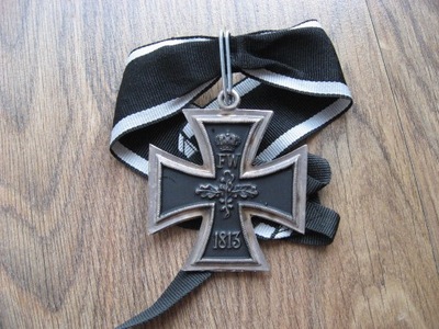 niemiecki krzyż żelazny grosskreuz ze wstęgą 1914