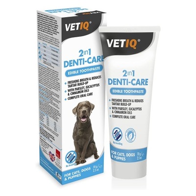 VetIQ 2in1 Denti-Care ochrona zębów 70g Pasta do zębów