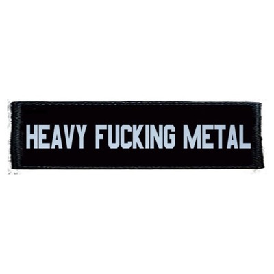 Naszywka HEAVY FUCKING METAL