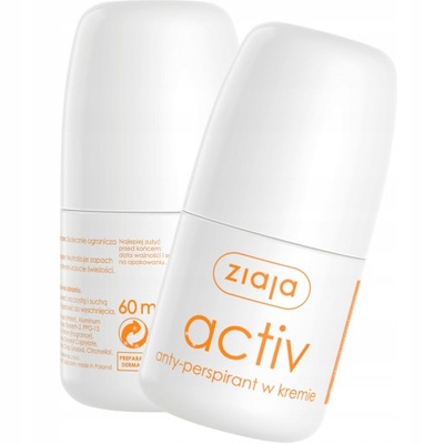 ZIAJA ROLL ON ACTIV antyperspirant w kremie kulka